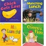Learn to Read at Home with Bug Club Phonics: Pack 4 (Pack of 4 reading books with 3 fiction and 1 non-fiction)