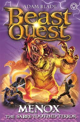 Beast Quest: Menox the Sabre-Toothed Terror: Series 22 Book 1 - Adam Blade - cover
