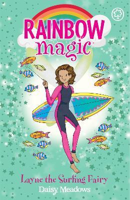 Rainbow Magic: Layne the Surfing Fairy: The Gold Medal Games Fairies Book 1 - Daisy Meadows - cover