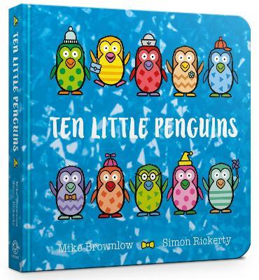 Ten Little Penguins Board Book - Mike Brownlow - cover
