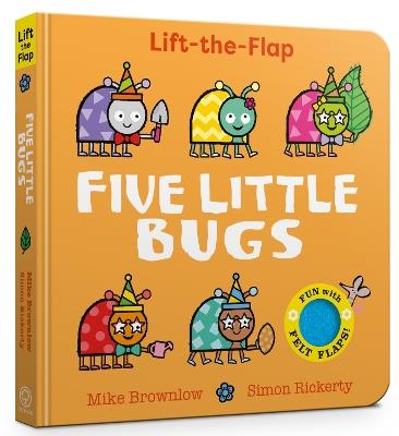 Five Little Bugs: Lift-the-Flap - Mike Brownlow - cover