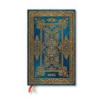 Agenda Paperblanks, 2025 Blu Lussuoso, 12 Mesi, verticale, Maxi, 13,5 x 21 cm
