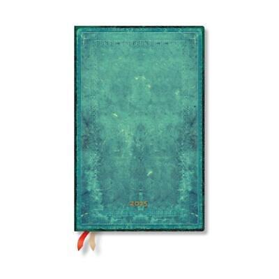 Agenda Paperblanks, 2025 Blu Pacifico Liscio, 12 Mesi, verticale, Maxi, 13,5 x 21 cm