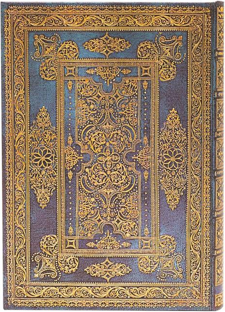Agenda Paperblanks, 2025 Blu Lussuoso, 12 Mesi, Giornaliera, Midi, 12,5 x 18 cm - 3