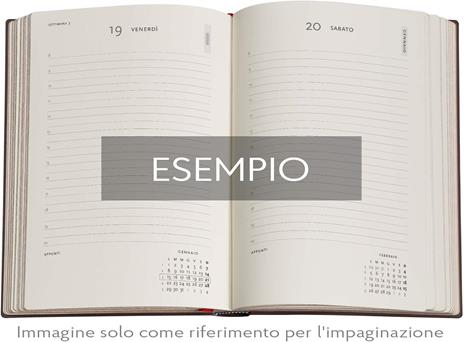 Agenda Paperblanks, 2025 Blu Lussuoso, 12 Mesi, Giornaliera, Midi, 12,5 x 18 cm - 4