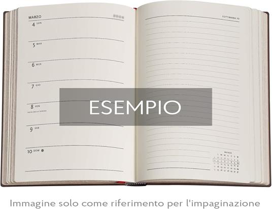 Agenda Paperblanks, 2025 Anemone, 12 Mesi, verso, Midi, 12,5 x 18 cm - 4