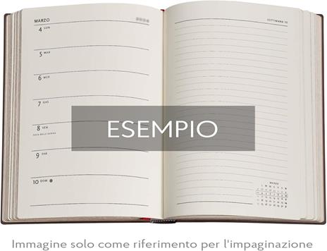 Agenda Paperblanks, 2025 Indaco Safavita, 12 Mesi, verso, Midi, 12,5 x 18 cm - 4