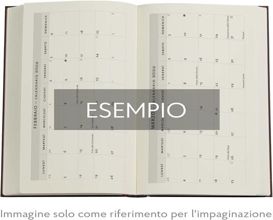 Agenda Paperblanks, 2025 Indaco Safavita, 12 Mesi, verso, Midi, 12,5 x 18 cm - 5
