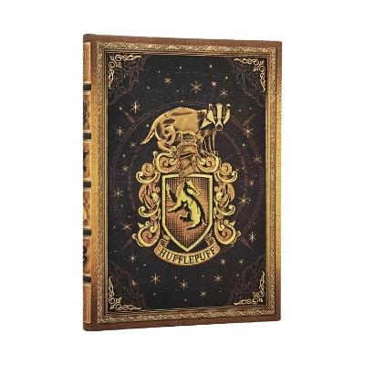 Hufflepuff Journal (Harry Potter Collection) Midi Custom Unlined (Elastic Band Closure) - Paperblanks - cover