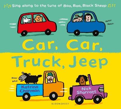 Car, Car, Truck, Jeep - Katrina Charman - cover
