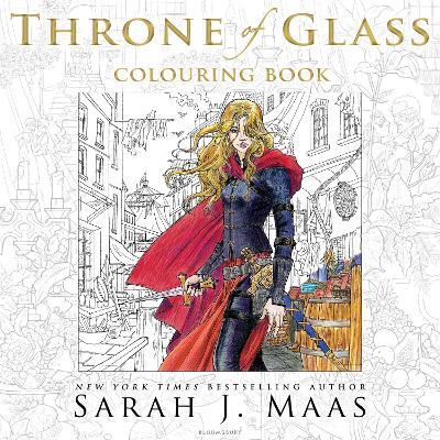 The Throne of Glass Colouring Book - Sarah J. Maas - cover