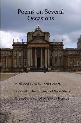 Poems on Several Occasions - John Bennet - cover