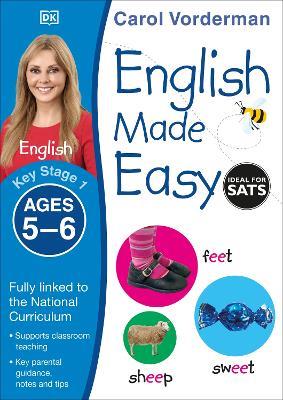 English Made Easy, Ages 5-6 (Key Stage 1): Supports the National Curriculum, English Exercise Book - Carol Vorderman - cover