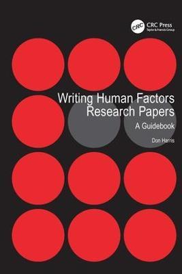Writing Human Factors Research Papers: A Guidebook - Don Harris - cover