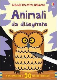 Animali da disegnare. Ediz. illustrata. Con pennarello - Fiona Watt,Non Figg - copertina