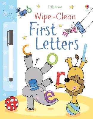 First letters. Wipe-clean. Ediz. a colori. Con penna speciale - Jessica Greenwell - copertina