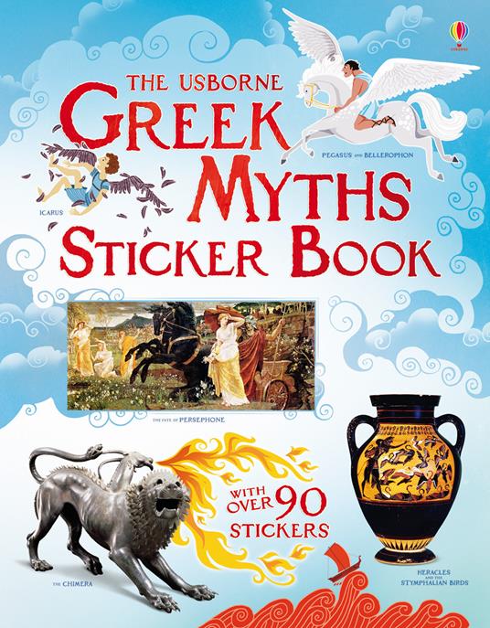 Greek myths sticker book - Rosie Dickins - copertina