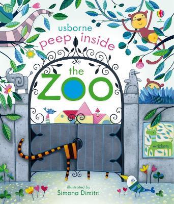 Peep Inside the Zoo - Anna Milbourne - cover