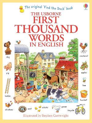 The Usborne first thousand words In English - Heather Amery - copertina