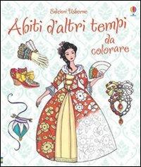 Abiti d'altri tempi da colorare. Ediz. illustrata - Ruth Brocklehurst,Antonia Miller - copertina