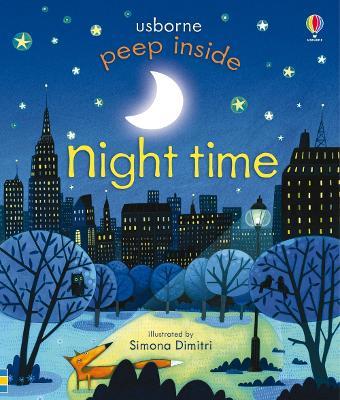 Peep Inside Night-Time - Anna Milbourne - cover