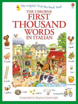First Thousand Words in Italian - Heather Amery - cover
