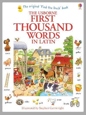 First Thousand Words in Latin - Heather Amery - cover