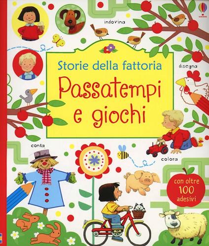 Passatempi e giochi. Con adesivi. Ediz. illustrata - Rebecca Gilpin,Stephen Cartwright - copertina