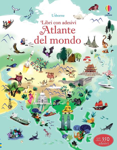 Atlante del mondo. Con adesivi. Ediz. illustrata - Sam Baer - copertina