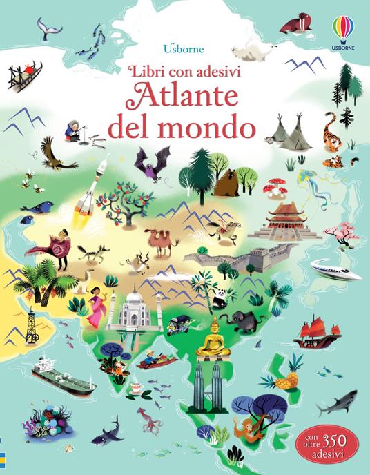 Atlante del mondo. Con adesivi. Ediz. illustrata - Sam Baer - copertina