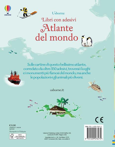 Atlante del mondo. Con adesivi. Ediz. illustrata - Sam Baer - 5