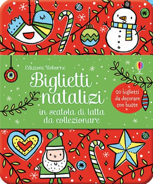 Biglietti natalizi in scatola di latta da collezionare. Ediz. illustrata - copertina