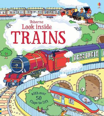 Look Inside Trains - Alex Frith - cover