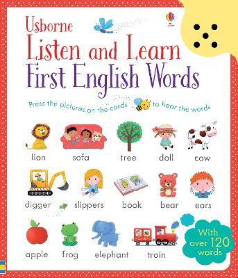 Listen and learn first english words - Sam Taplin - copertina