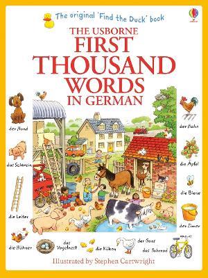 First Thousand Words in German - Heather Amery - cover