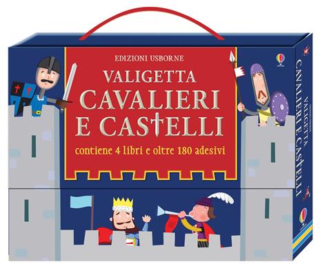 Valigetta cavalieri e castelli. Ediz. illustrata - copertina