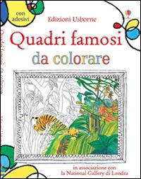Quadri famosi da colorare. Ediz. illustrata - Sarah Courtauld,Antonia Miller - copertina