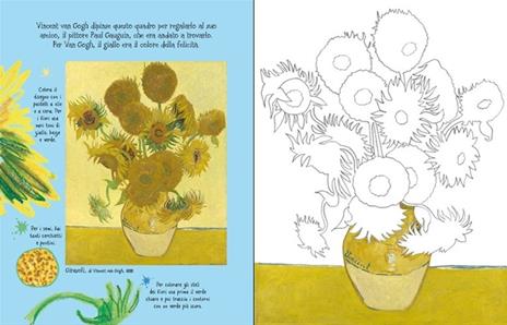 Quadri famosi da colorare. Ediz. illustrata - Sarah Courtauld,Antonia Miller - 2