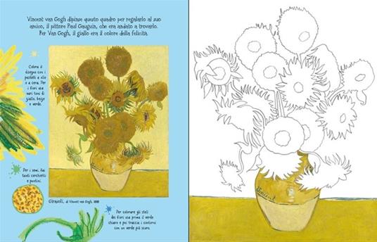 Quadri famosi da colorare. Ediz. illustrata - Sarah Courtauld,Antonia Miller - 2