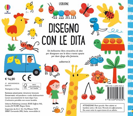Disegno con le dita. Ediz. a colori. Ediz. a spirale - Fiona Watt,Erica Harrison - 4
