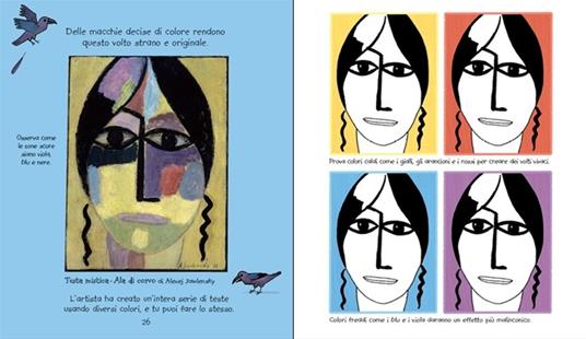 L'arte da colorare per i bambini. Con adesivi. Ediz. illustrata - Rosie Dickins,Carles Ballesteros - 4