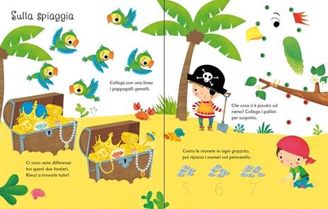 Pirati. Piccole attività. Disegno e cancello. Ediz. illustrata. Con gadget - Kirsteen Robson,Dania Fiorino - 3