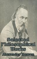 Selected Philosophical Works - Alexander Herzen - cover