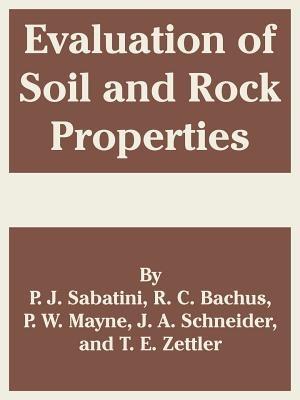 Evaluation of Soil and Rock Properties - P J Sabatini,R C Bachus,Et Al - cover