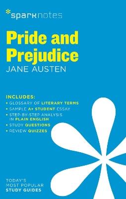 Pride and Prejudice SparkNotes Literature Guide - Jane Austen,SparkNotes - cover