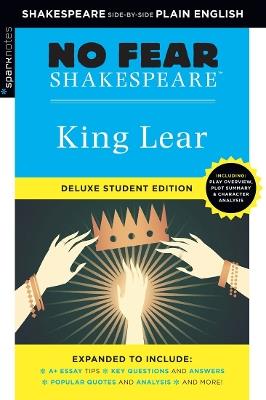 King Lear: No Fear Shakespeare Deluxe Student Edition - SparkNotes,SparkNotes - cover