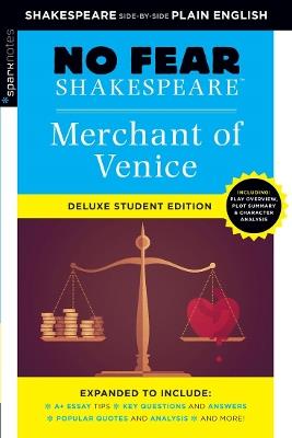 Merchant of Venice: No Fear Shakespeare Deluxe Student Edition - William Shakespeare,SparkNotes - cover