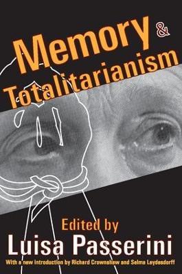 Memory and Totalitarianism - Luisa Passerini - cover