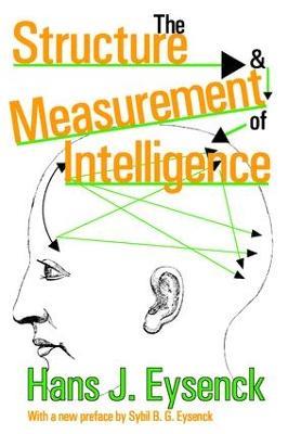 The Structure and Measurement of Intelligence - Hans Eysenck - cover