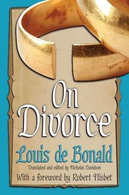 On Divorce - Louis de Bonald - cover